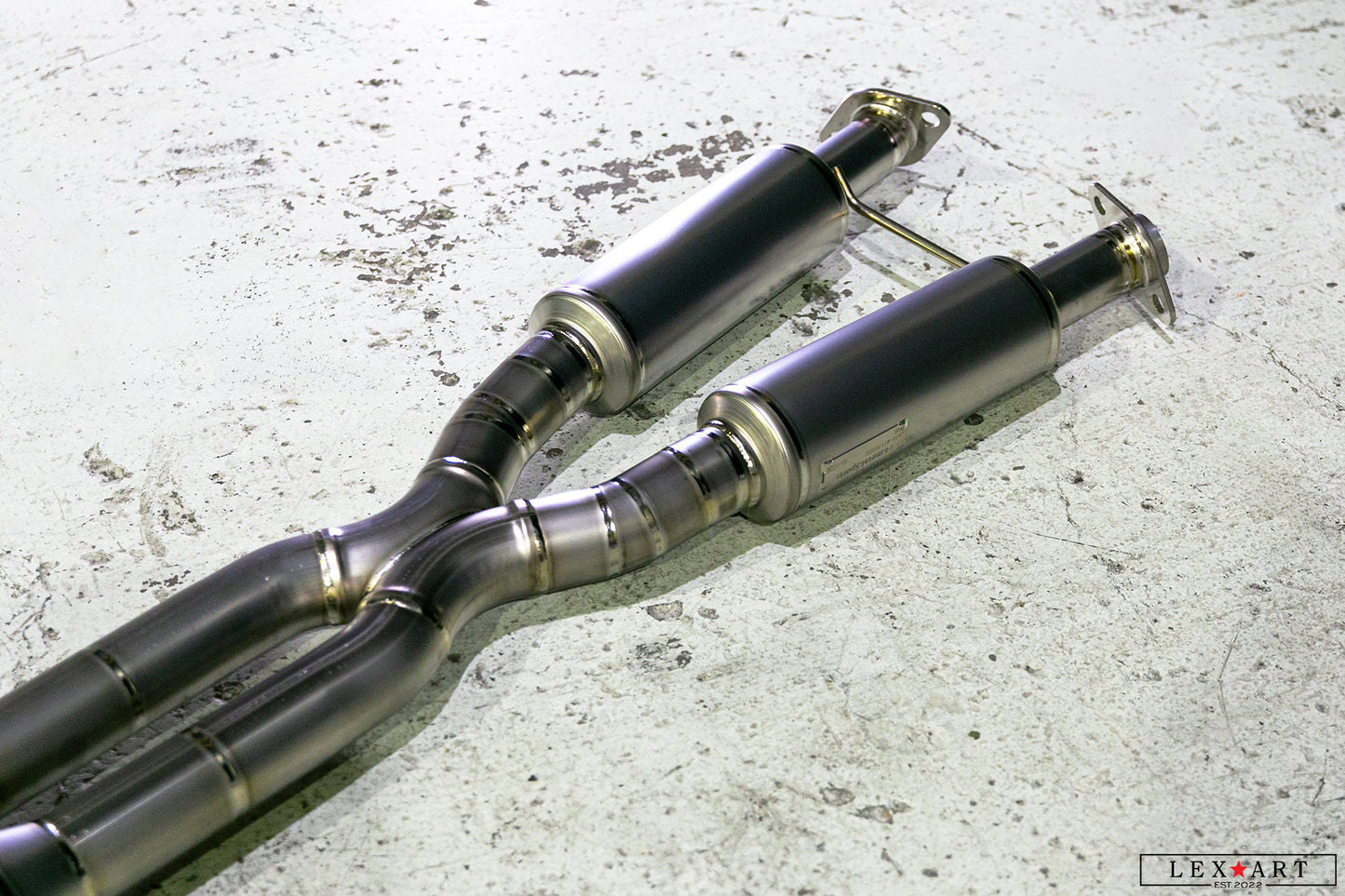 I code X Lems Ti Mid Pipe for Lexus GSF