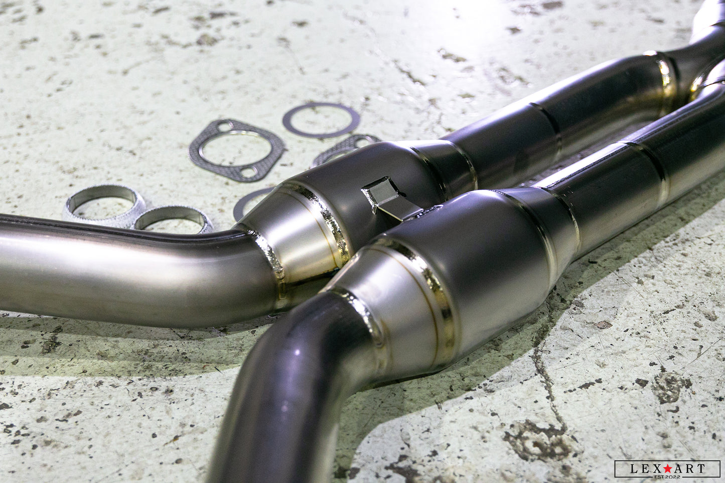 I code X Lems Ti Mid Pipe for Lexus GSF