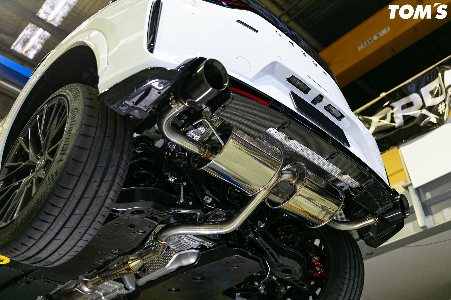Toms Racing Barrel Exhaust for Lexus LBX RR