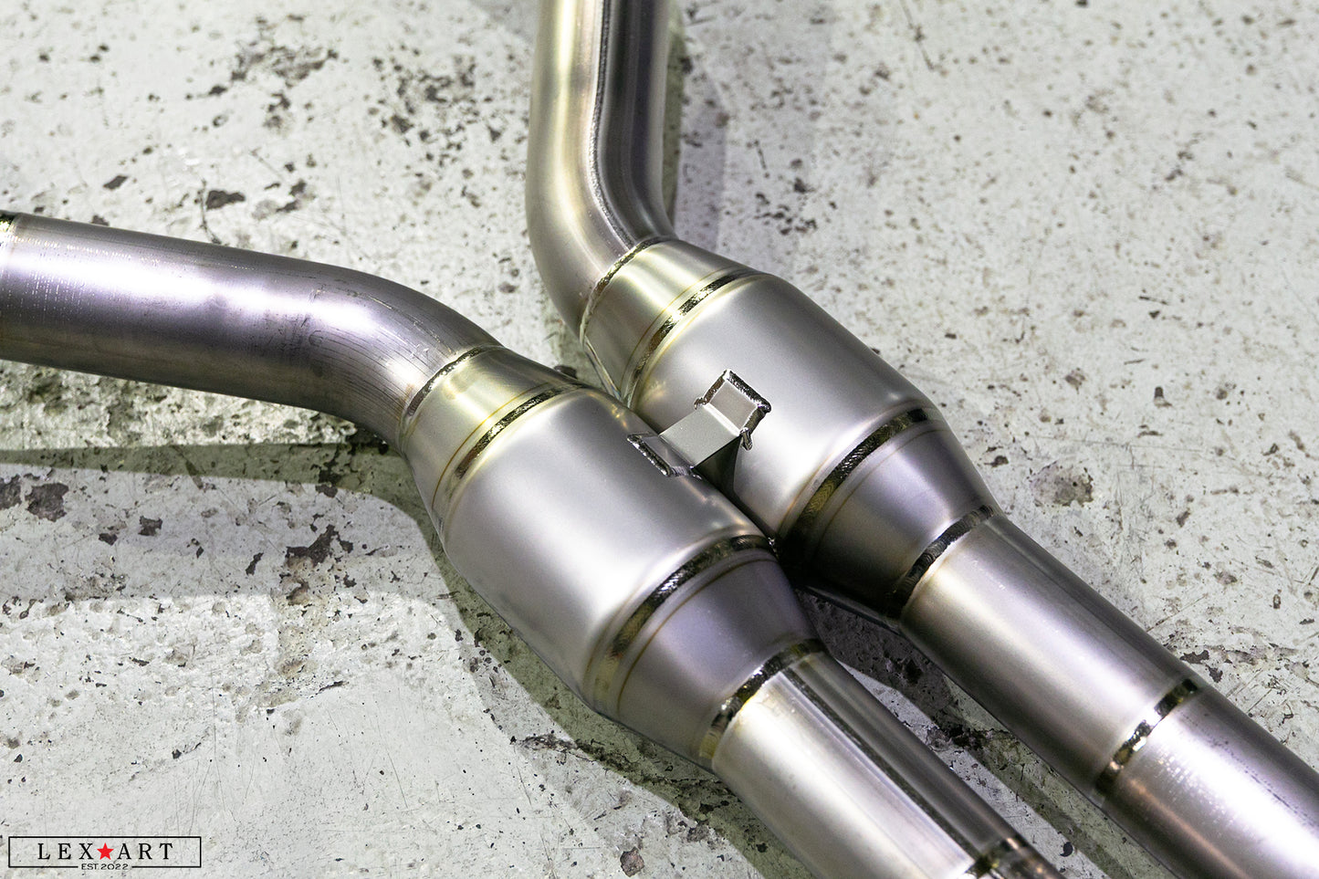 I code X Lems Ti Mid Pipe for Lexus GSF