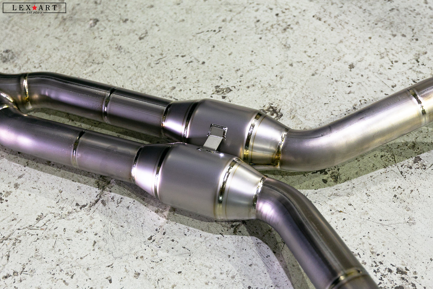 I code X Lems Ti Mid Pipe for Lexus GSF