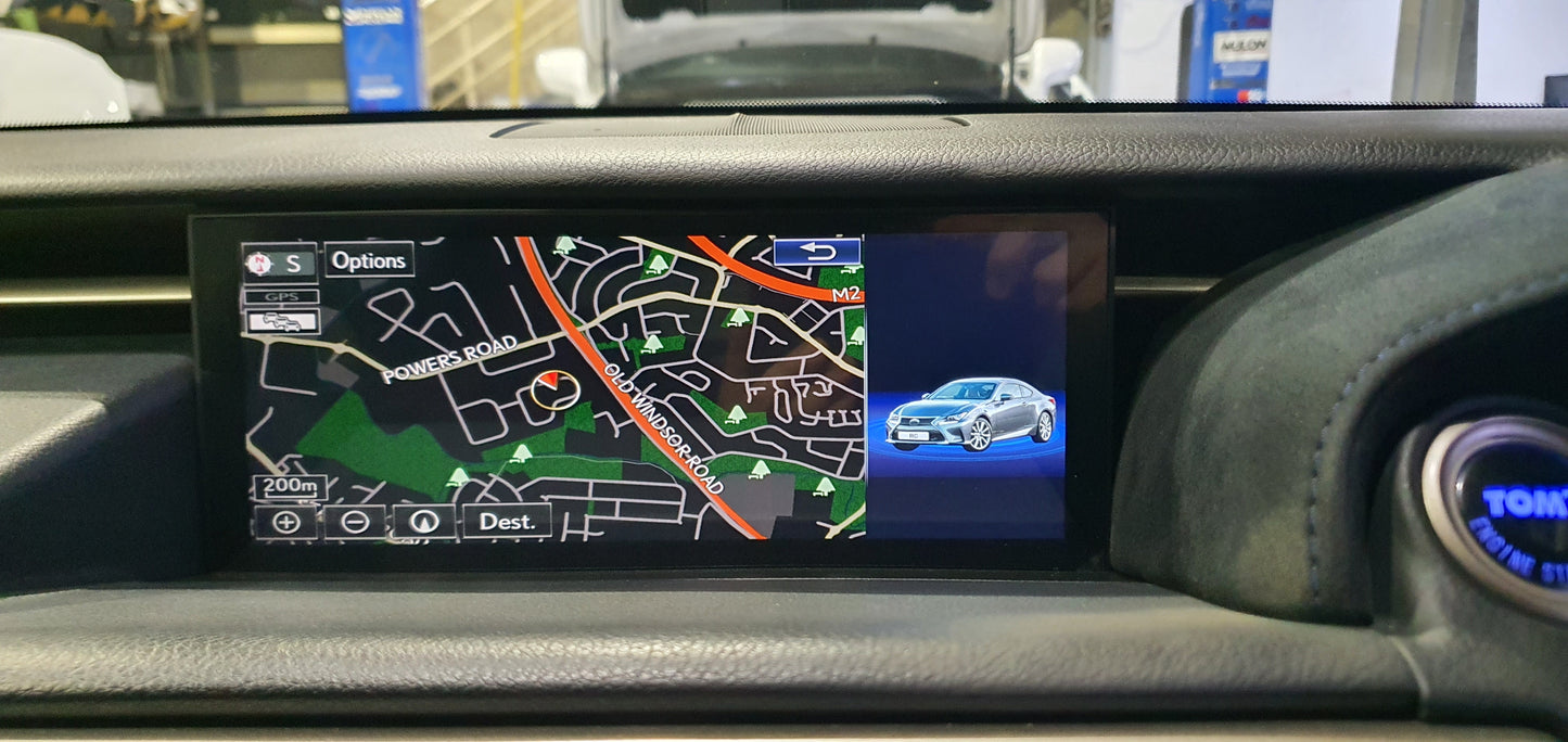 Lexart Android Auto Carplay Screen Upgrade for Lexus IS/RC (RHD Model)