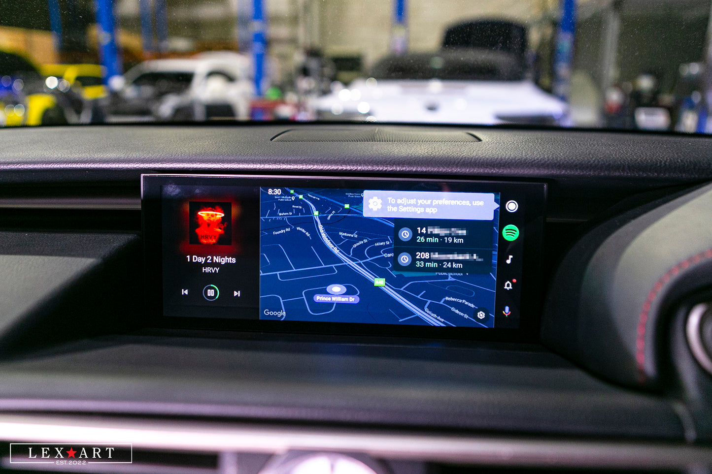 Lexart Android Auto Carplay Screen Upgrade for Lexus IS/RC (RHD Model)