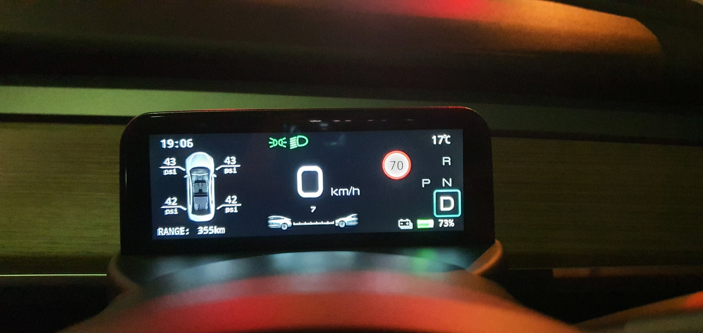 Mini Display For Tesla