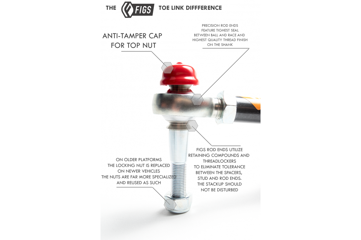 Figs Engineering STREET SPEC TOE LINKS For 2IS / 3GS