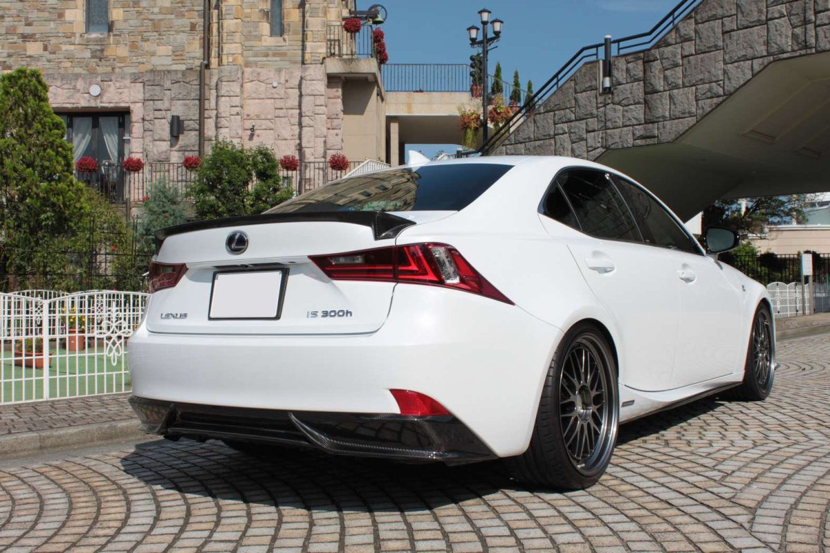 LEMS Dry carbon fiber trunk spoiler for 3IS 2013-2020