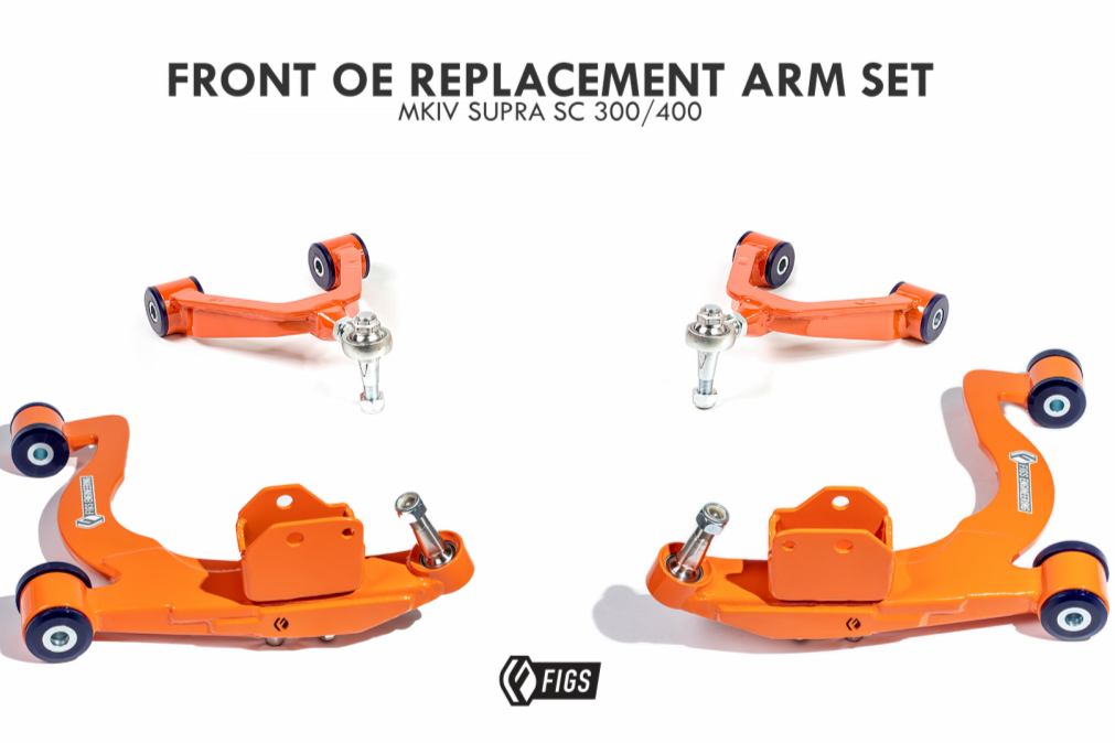 Figs FRONT OE REPLACEMENT UCA / LCA MEGA ARM KIT SC300 SC400 MKIV SUPRA
