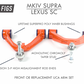 FIGS MKIV SUPRA SC300 SC400 OE REPLACEMENT FRONT UCA POLY