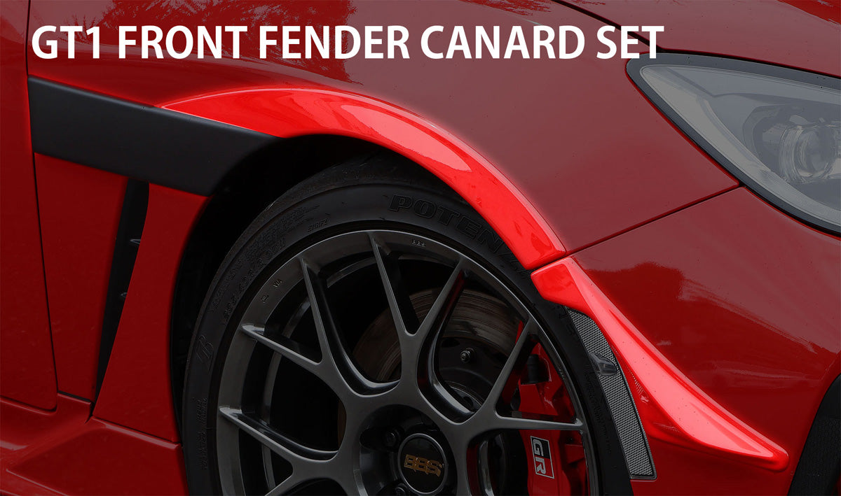 SARD Racing GT1 FRONT Canard And FENDER CANARD SET For GR86