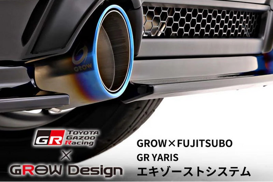 GROW Design x FUJITSUBO Exhaust System Muffler For GR Yaris