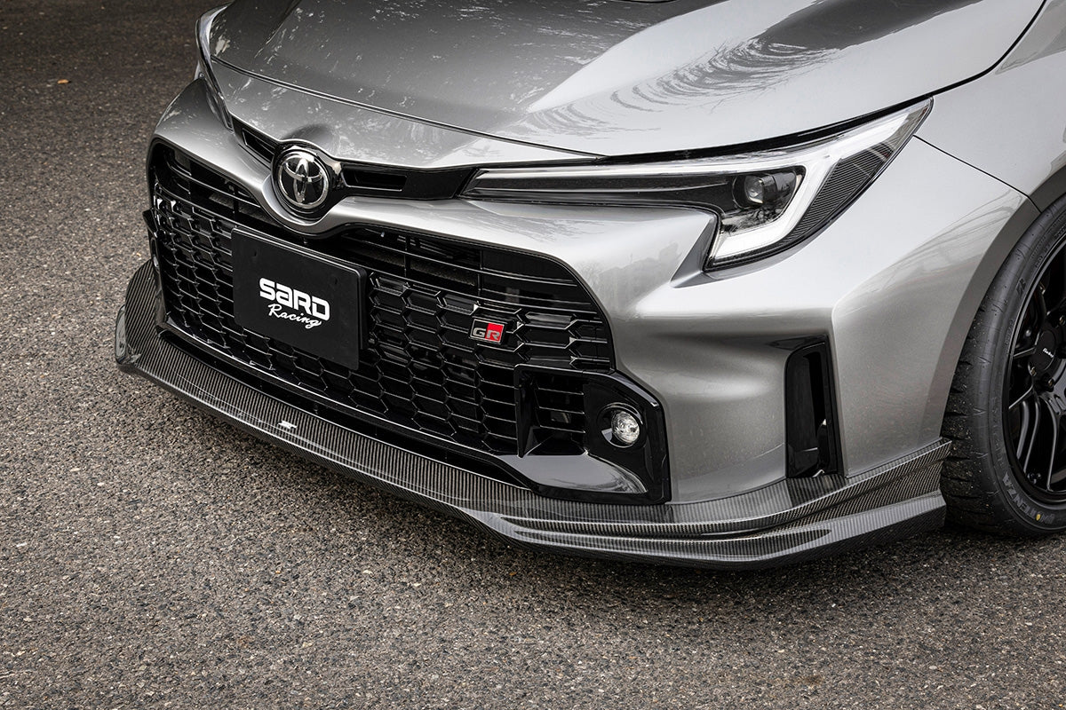 SARD Racing GT1 FRONT HALF SPOILER For GR Corolla (Pre Facelift)