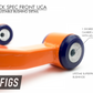 Figs Engineering TRACK SPEC FRONT UPPER CONTROL ARM **Made To Order**