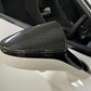 LEMS Dry carbon fiber door mirror covers For 3.5 Gen IS