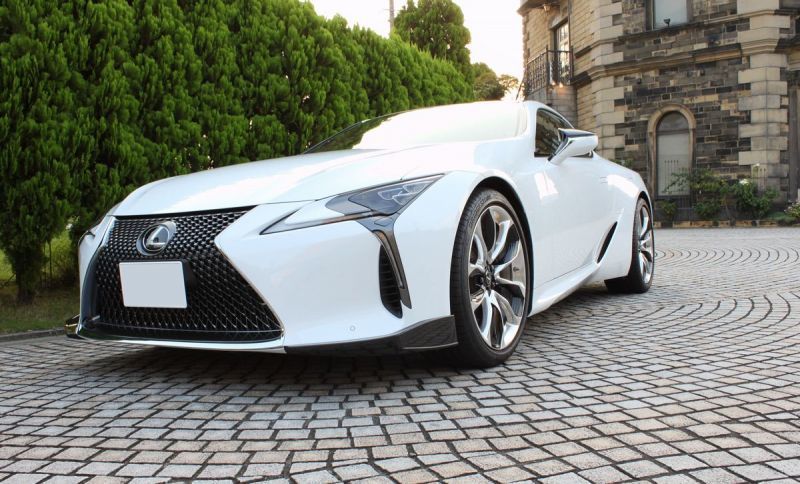 LEMS Dry carbon front spoiler 2pcs set (Ver. 1) for LC