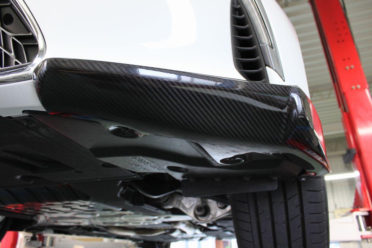 LEMS Dry carbon front spoiler 2pcs set (Ver. 1) for LC