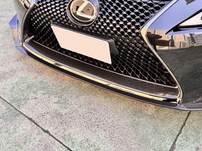 LEMS Dry carbon lower grille molding for LC