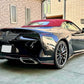 LEMS Dry carbon fiber rear bumper spoiler set for LC (Ver.1)