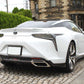 LEMS Dry carbon fiber rear bumper spoiler set for LC (Ver.1)