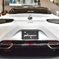 LEMS Dry carbon fiber rear bumper spoiler set for LC (Ver.1)
