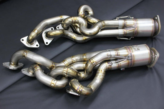 LEMS Titanium + stainless steel metal catalytic exhaust manifold for RCF/GSF