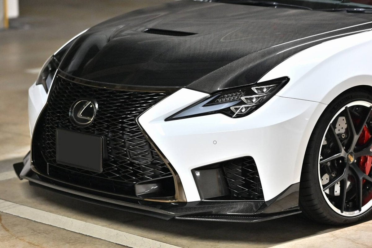 Lems RCF Dry Carbon Front Splitter (left and right set) for after MC) 2019+