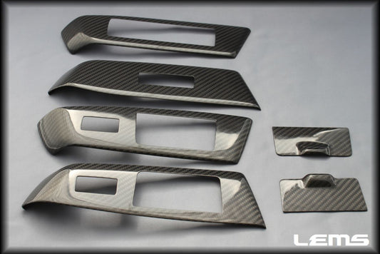 Lems Dry carbon power window switch panel for GS/GSF