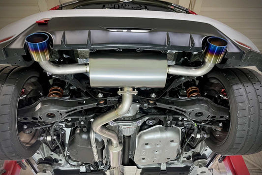 icode×LEMS titanium muffler for GR Yaris