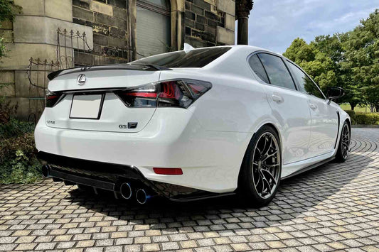 Lems Dry carbon rear under splitter for Lexus GSF