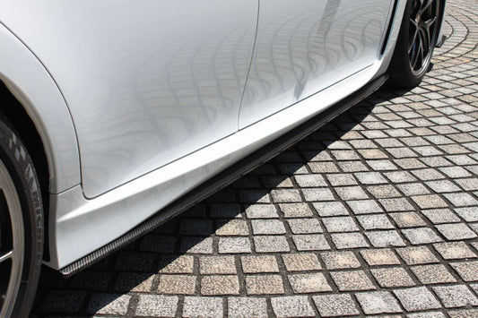 Lems Dry carbon side splitter set for Lexus GSF