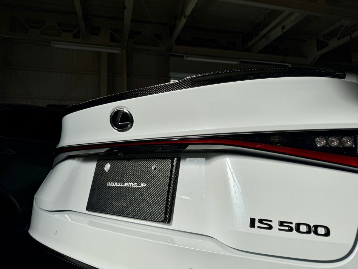 LEMS Dry carbon fiber trunk spoiler cover for 3.5 Gen IS 2021+