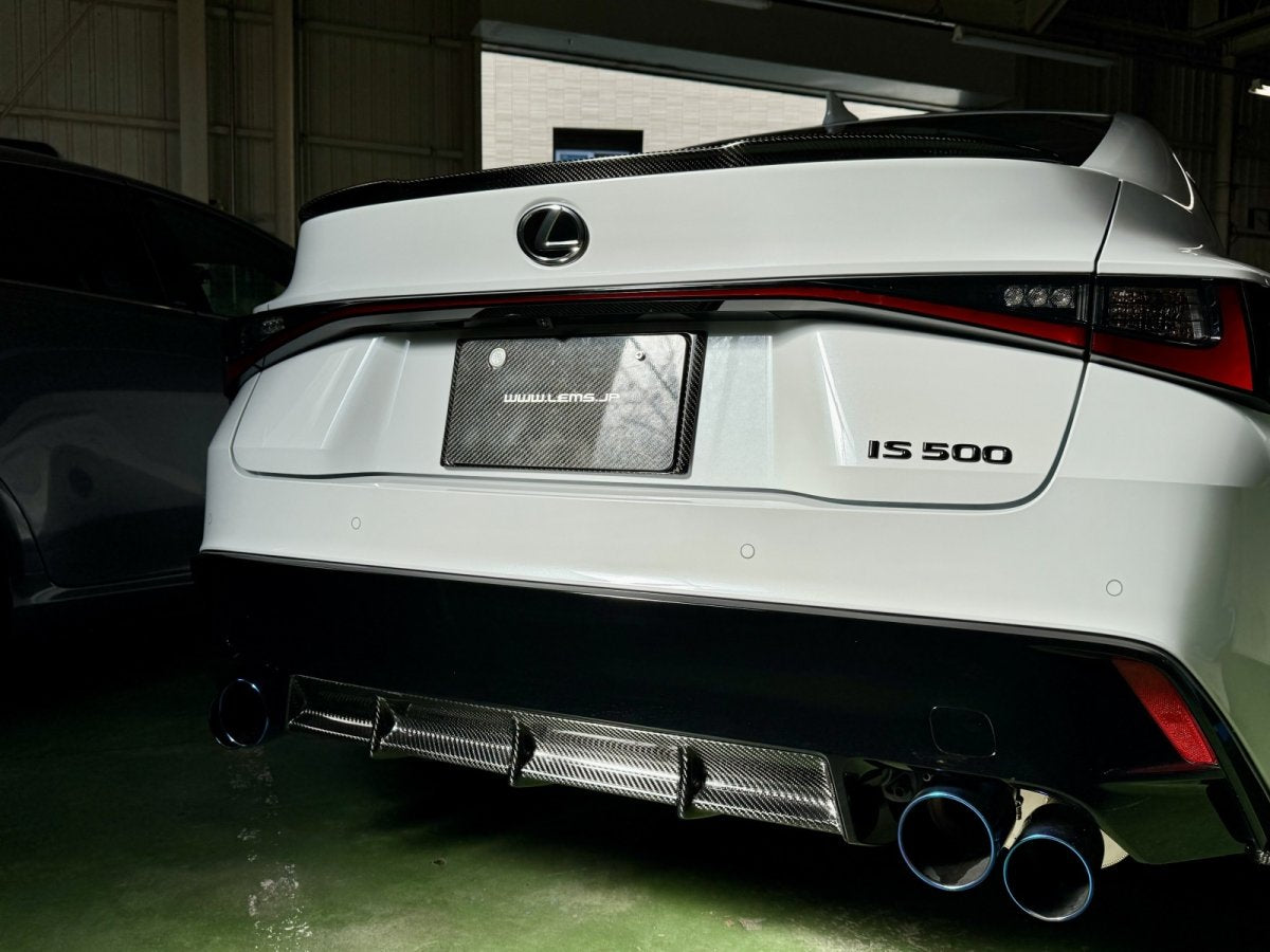 LEMS Dry carbon fiber trunk spoiler cover for 3.5 Gen IS 2021+