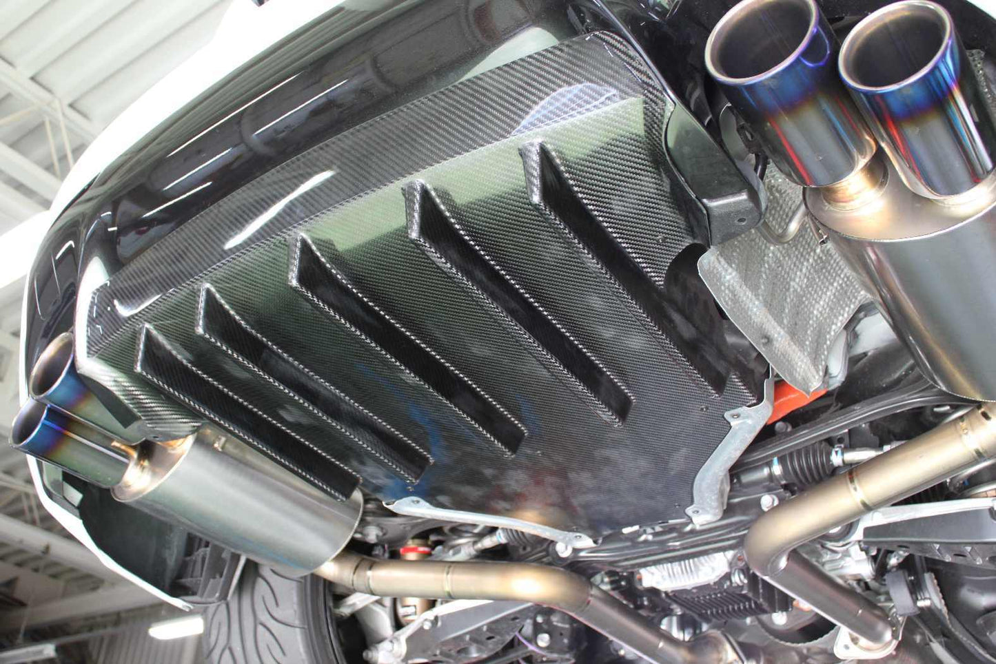 Lems RCF Dry carbon rear under diffuser for pre-MC
