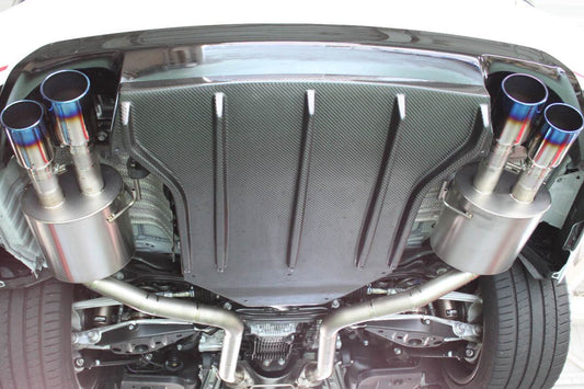 icode x LEMS titanium muffler rear piece for  Lexus GSF