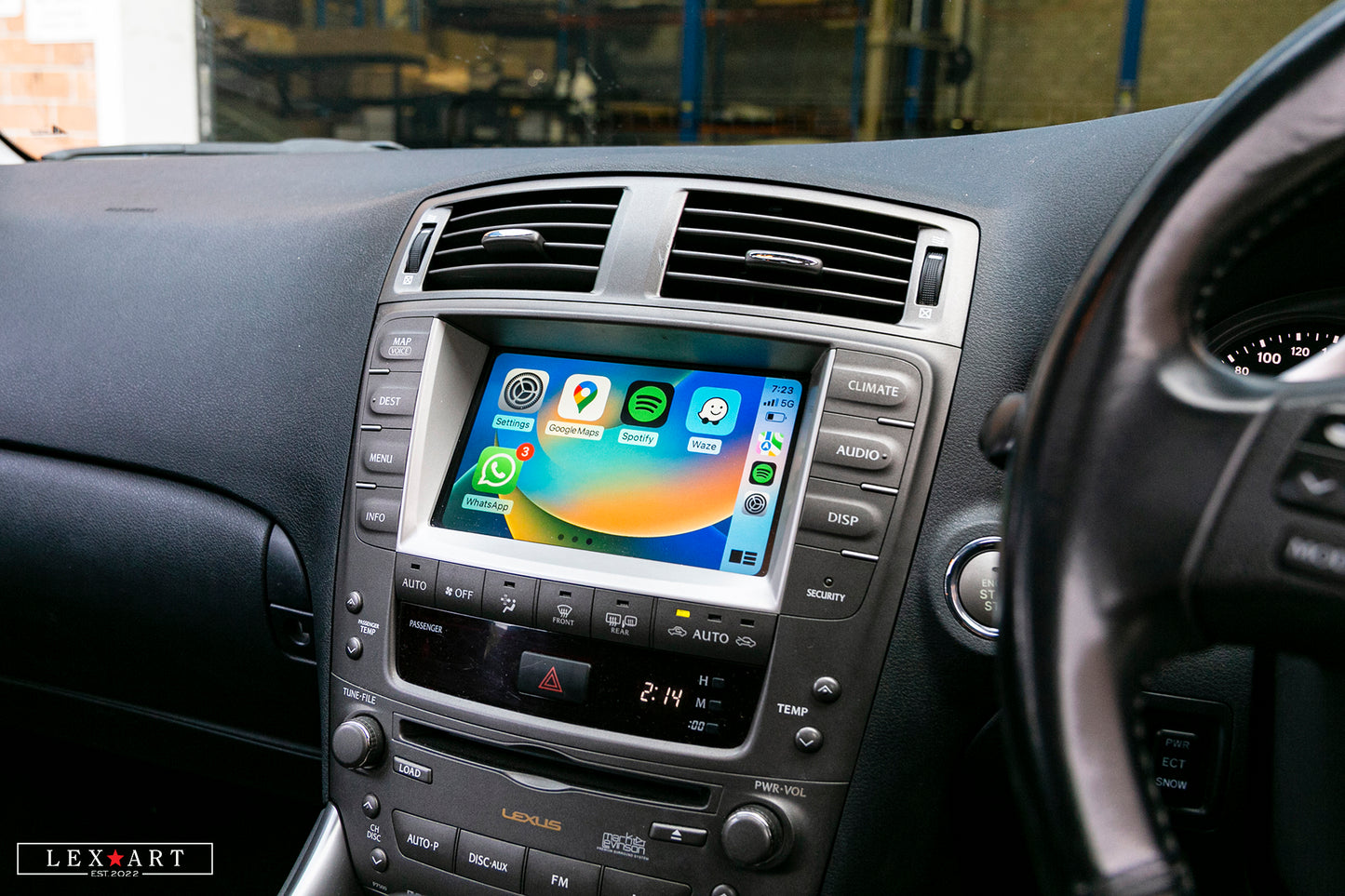 Lexart Android Auto/CarPlay 2IS IS250/350 2005-2008 (ISF 08-09 Non USB)