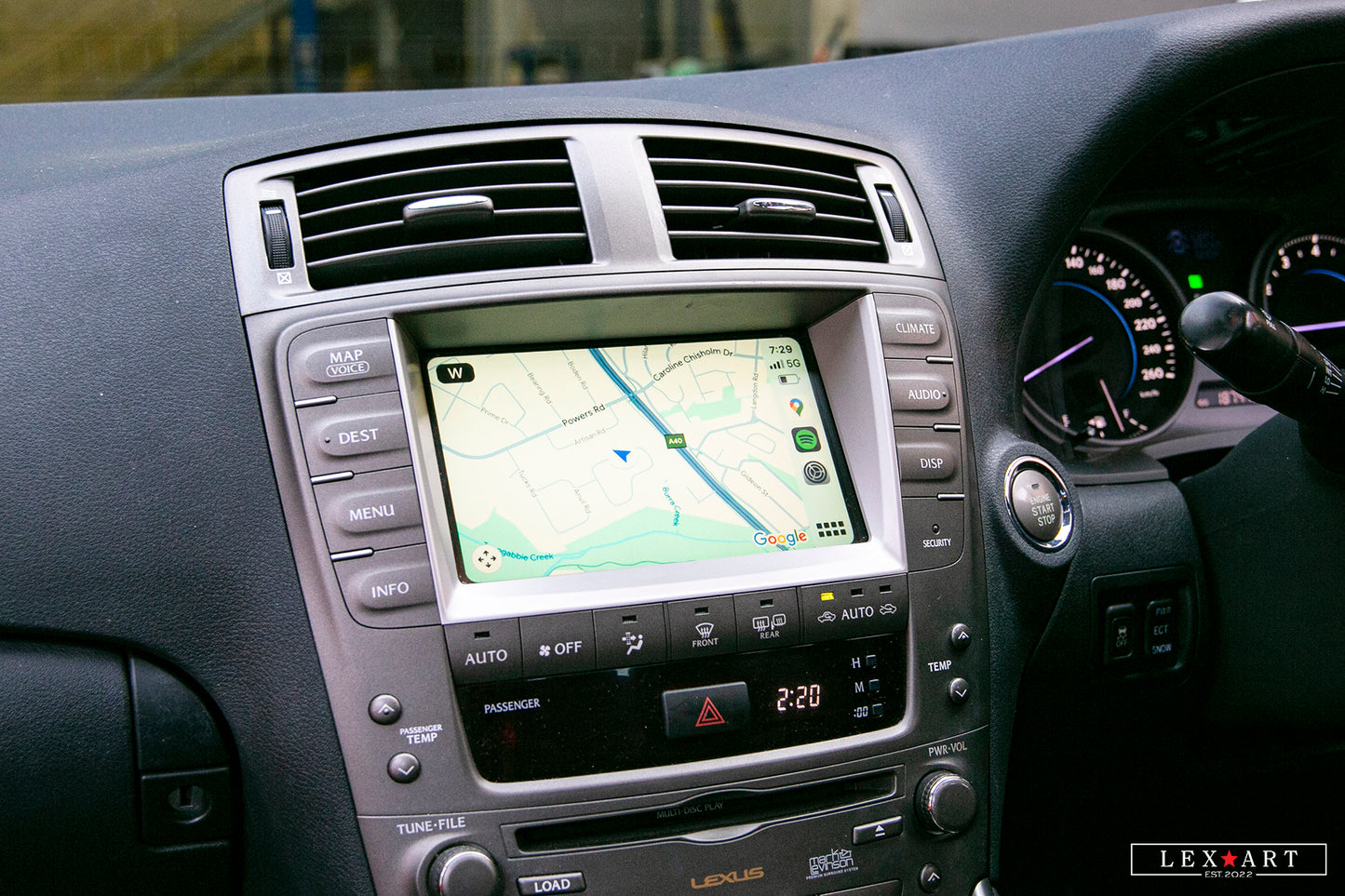 Lexart Android Auto/CarPlay 2IS IS250/350 2005-2008 (ISF 08-09 Non USB)