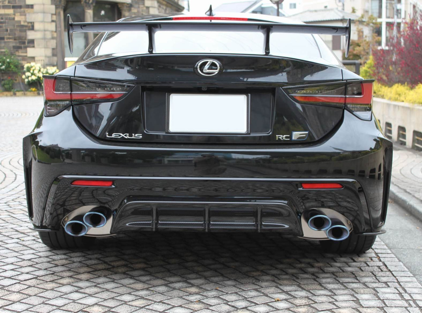 Lems RCF/RC MC post dry carbon tail spoiler set (left and right)