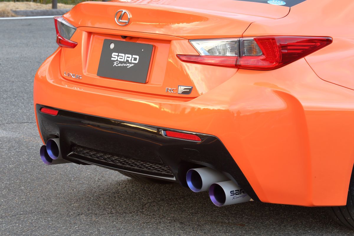 SARD Racing Ti-Z - FULL TITANIUM MUFFLER for Lexus RCF