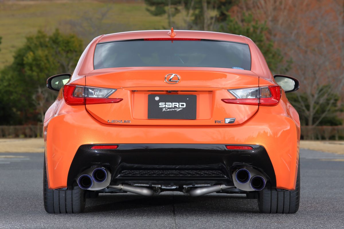 SARD Racing Ti-Z - FULL TITANIUM MUFFLER for Lexus RCF