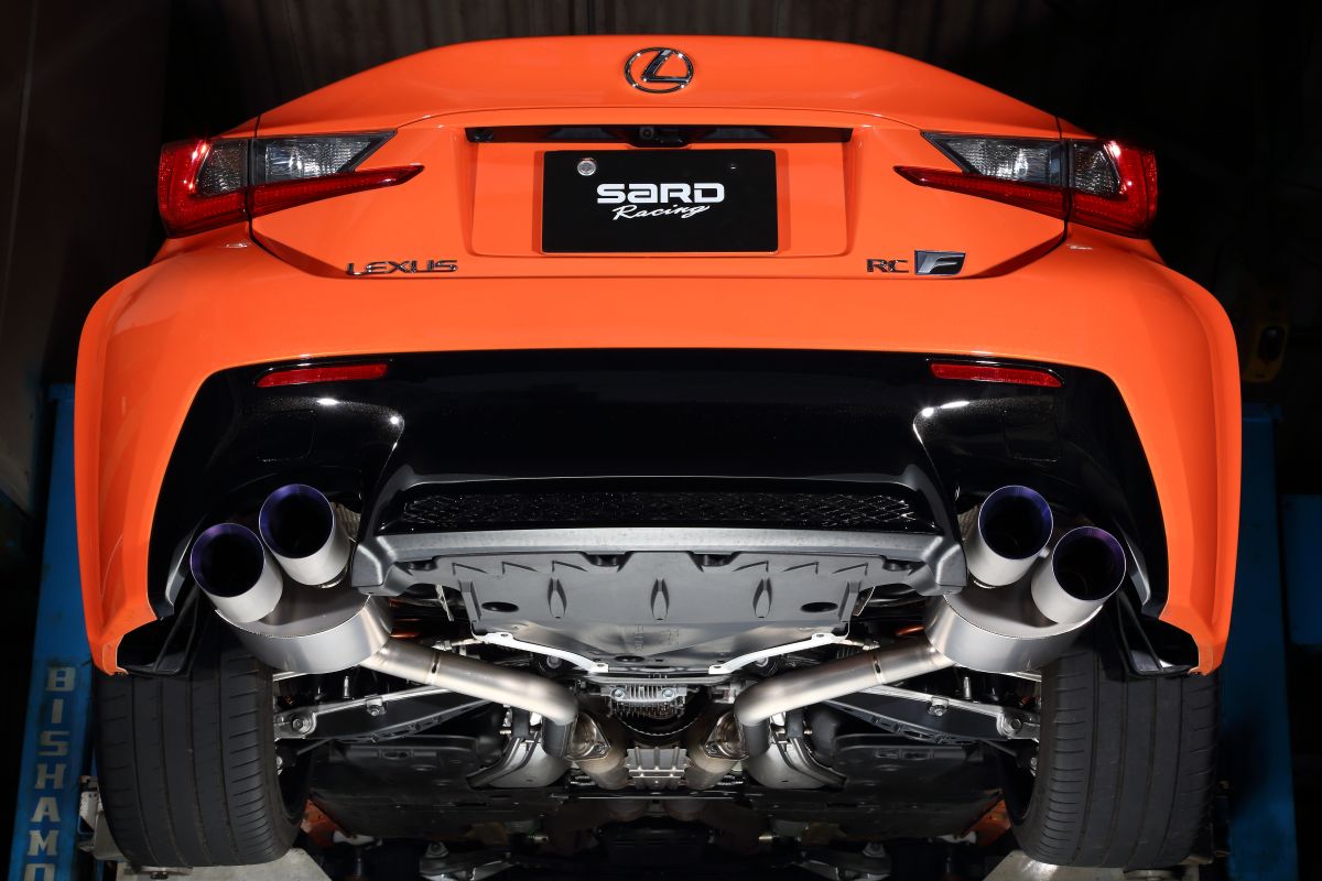 SARD Racing Ti-Z - FULL TITANIUM MUFFLER for Lexus RCF