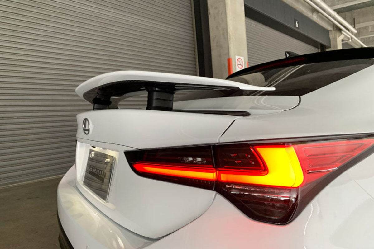 Rcf Wing Lexon Exclusive Lexus RCF Rear Wing Extension – Lexart Australia