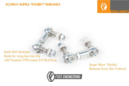 Figs "STUBBY" REAR SWAY ENDLINKS MKIV SUPRA LEXUS SC GS300