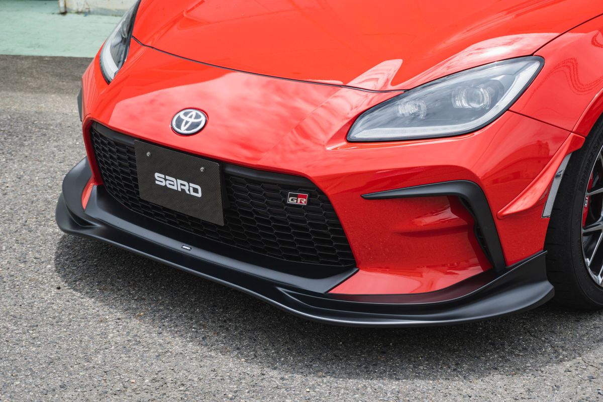 SARD Racing GT1 FRONT HALF SPOILER for GR86
