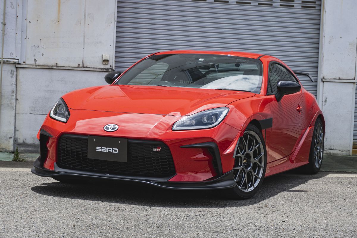 SARD Racing GT1 FRONT HALF SPOILER for GR86