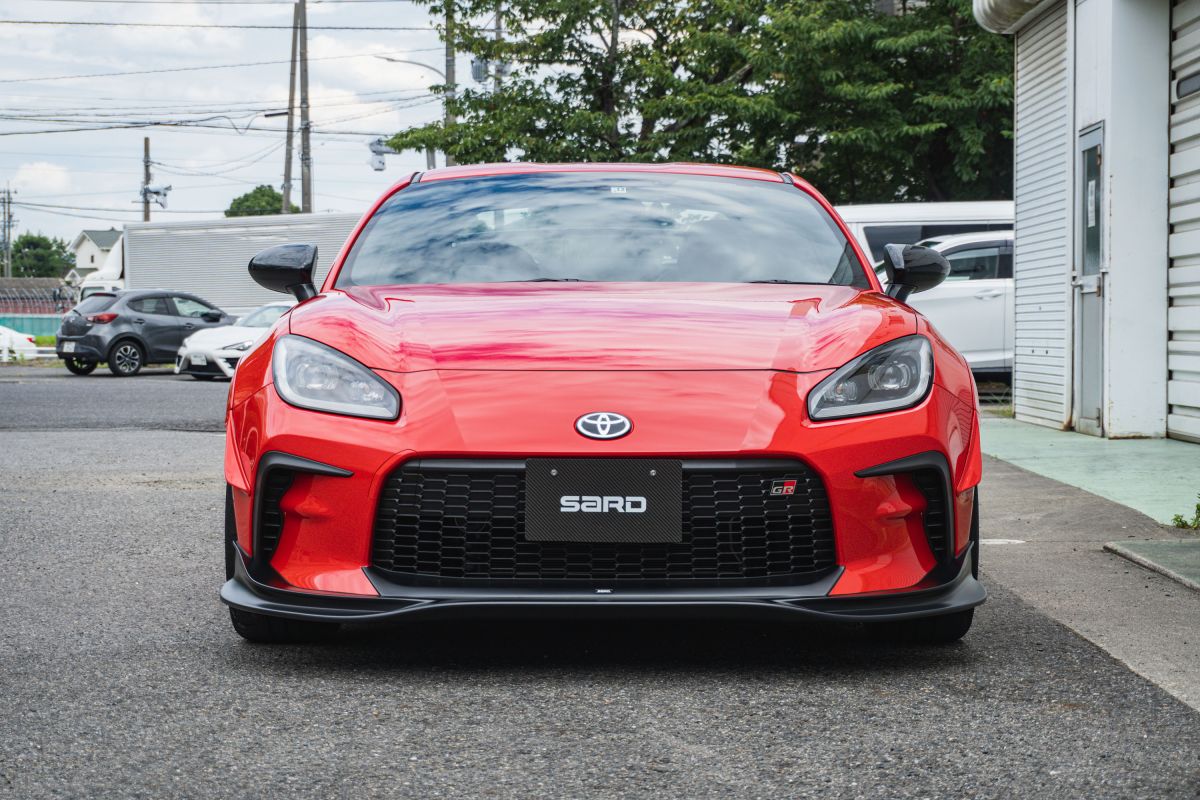 SARD Racing GT1 FRONT HALF SPOILER for GR86