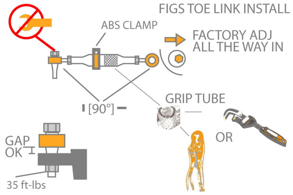 FIGS Engineering STREET SPEC TOE LINKS MKIV SUPRA