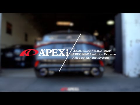 Apexi N1 Evolution Extreme Exhaust for 3.5 Gen IS ASE30/GSE30/31 2021+ (Axle Back)