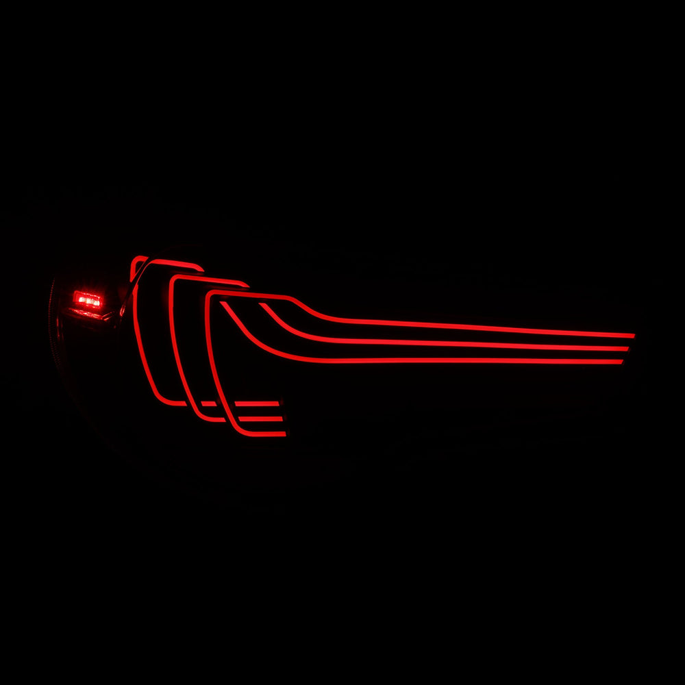 AlphaRex CSL Laser Style LUXX-Series LED Tail Lights for Toyota 86 / Subaru BRZ 2012–2020 – Black Smoke / Black Clear / Vivid Red