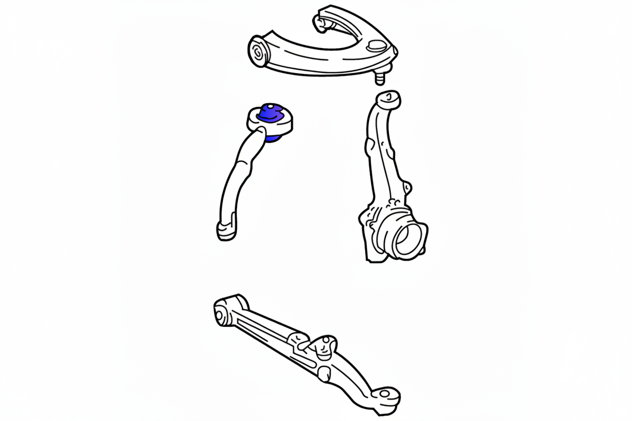 2001-2005 LEXUS IS300 FRONT CASTER ARM #2 BUSHINGS Super Pro