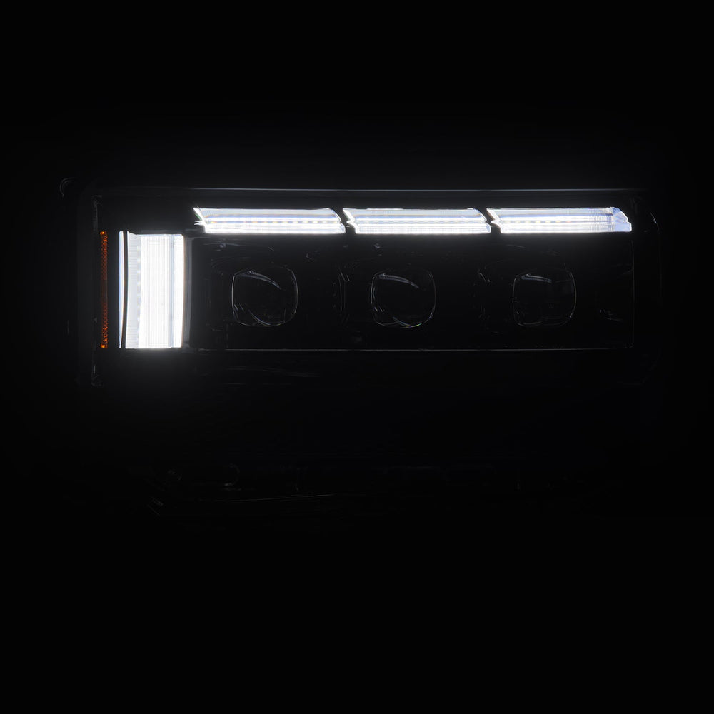AlphaRex NOVA-Series LED Projector Headlights for Toyota LandCruiser Prado 250 2024–2026 – Black / Alpha-Black