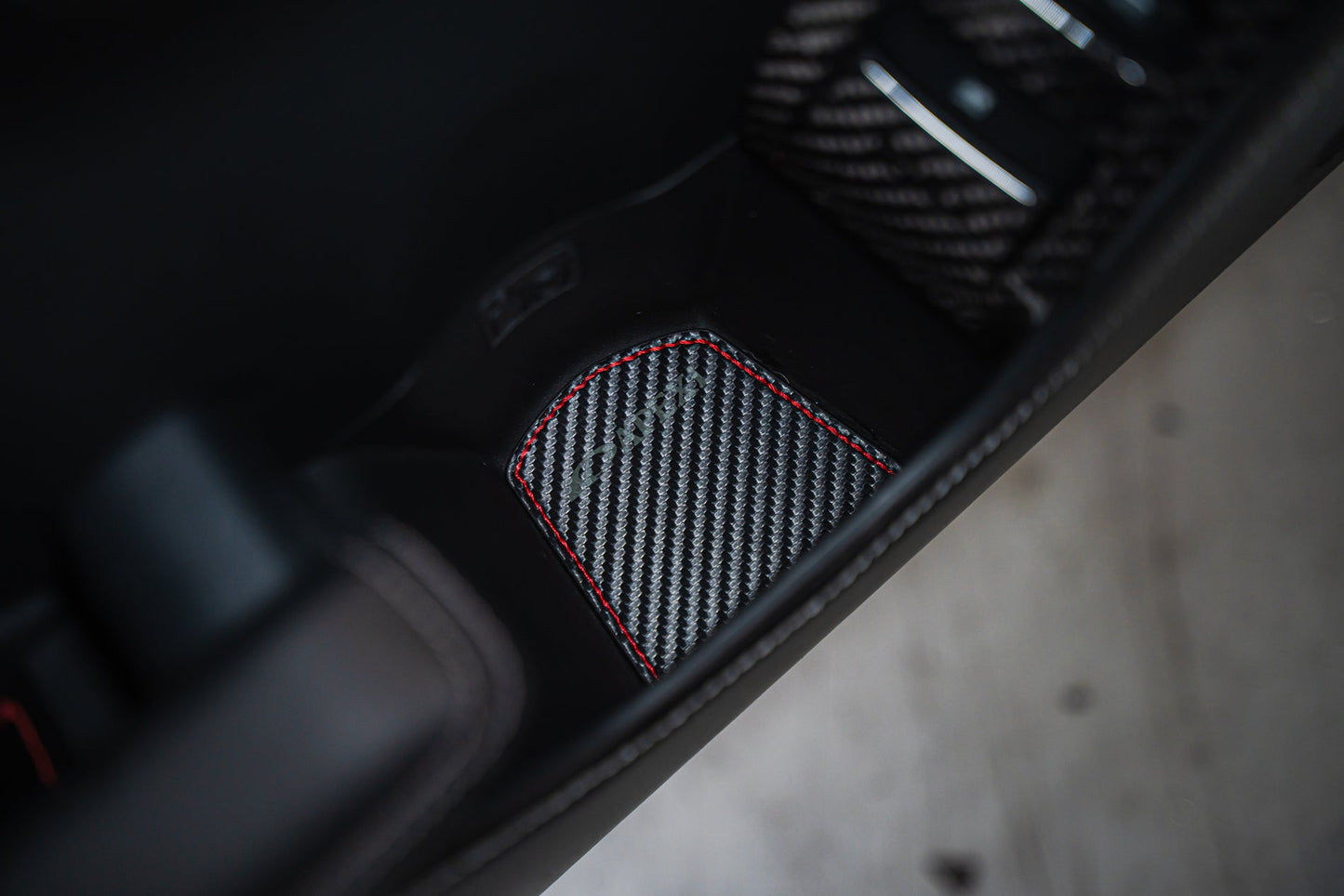 A’PEXi Carbon-Style Interior Leather Mat Set – GR86/BRZ